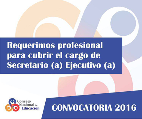 CNE Convocatoria Sectretario(a) Ejecutivo(a)