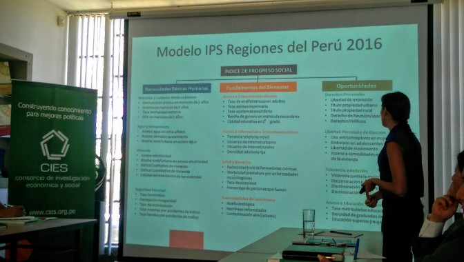 Conversatorio CIES: Última estimación progreso en regiones del Perú