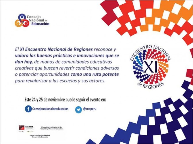 CNE organiza el XI Encuentro Nacional de Regiones  “La escuela como centro del sistema educativo”