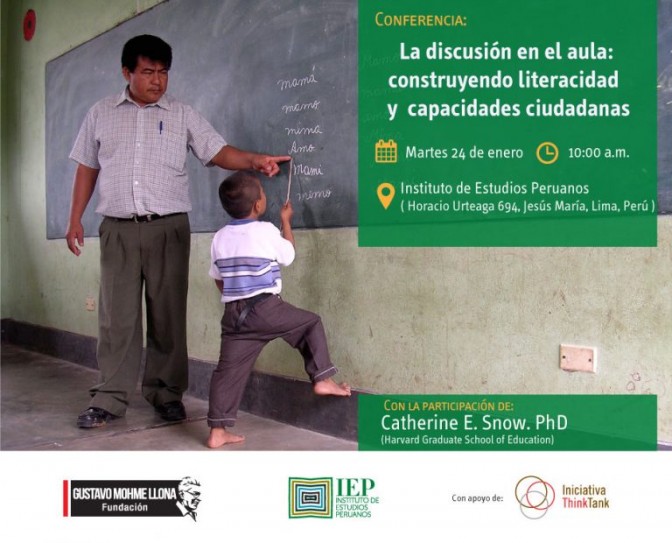 IEP y Fundación Mohme presentan conferencia sobre educación y ciudadanía