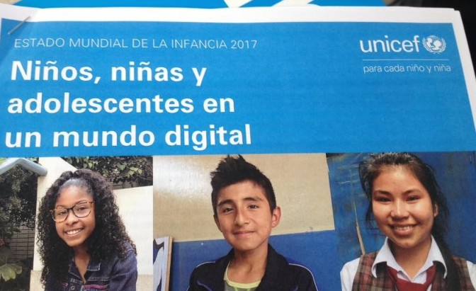 Estado Mundial de la Infancia 2017: Niños y niñas en el mundo digital